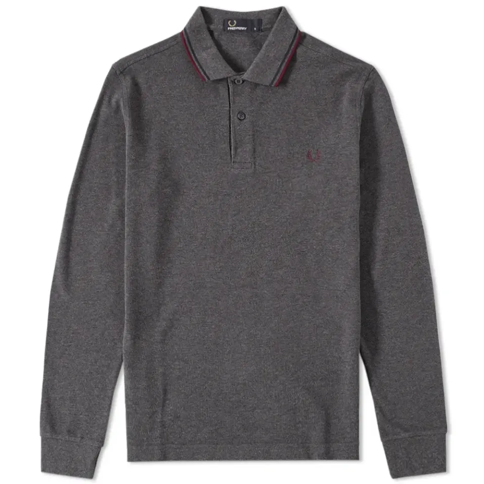 Fred Perry Long Sleeve Twin Tipped Polo