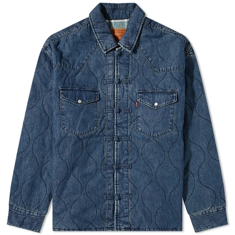 Levis x Clot Padded Denim Western Shacket
