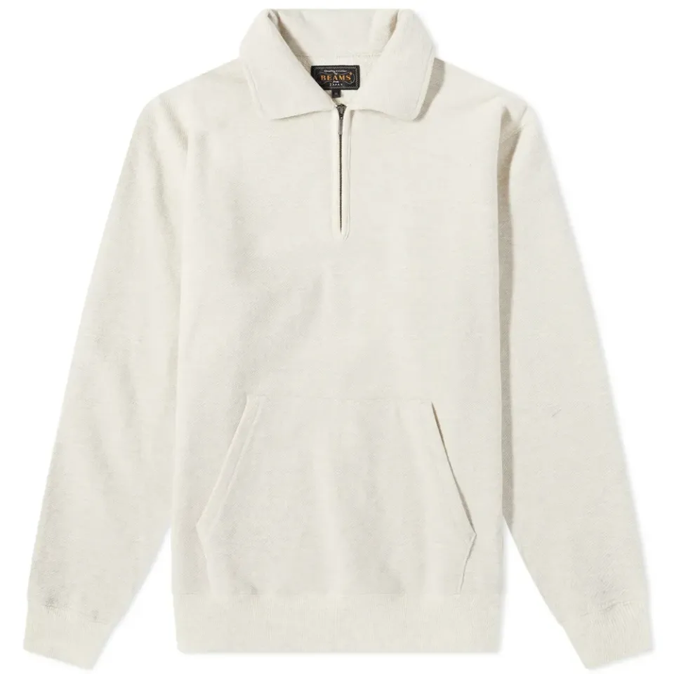 Half Zip Crew Sweat