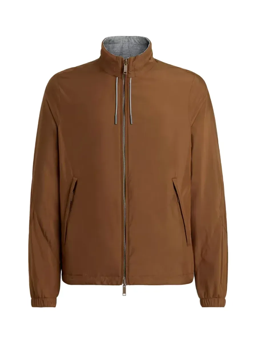 Reversible Blouson D. foliage