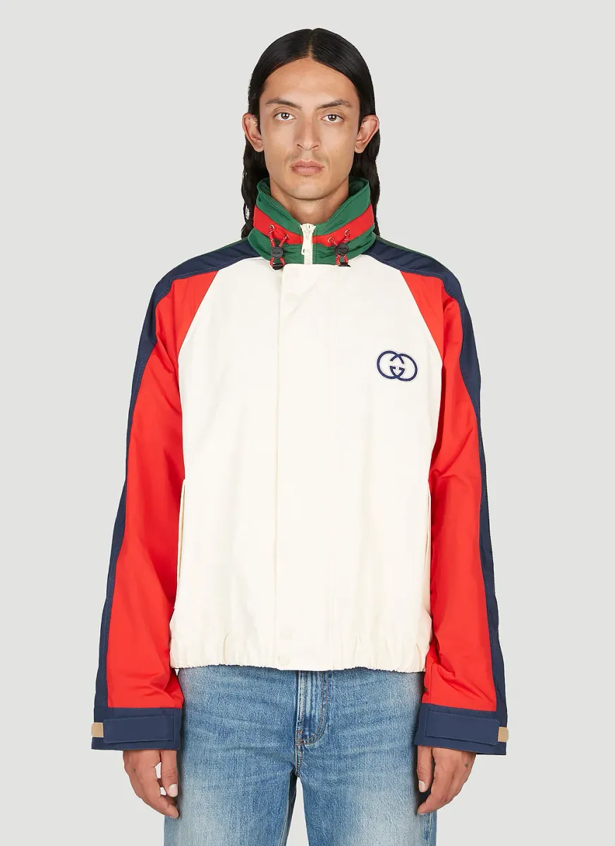 Interlocking G Colour Block Track Jacket