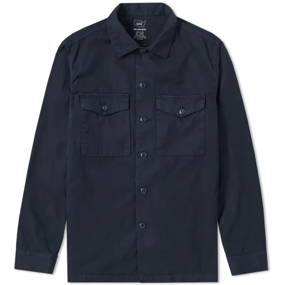 Twill Fatigue Overshirt