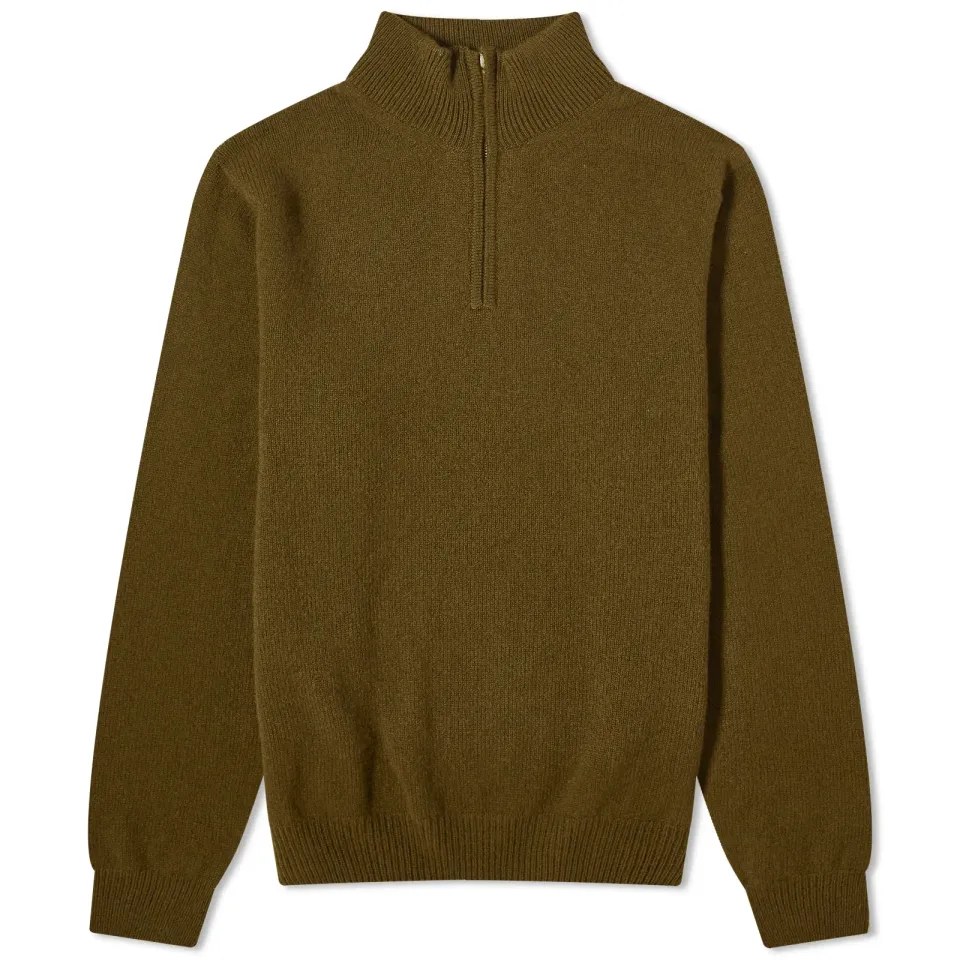 Lambswool Half Zip Knit