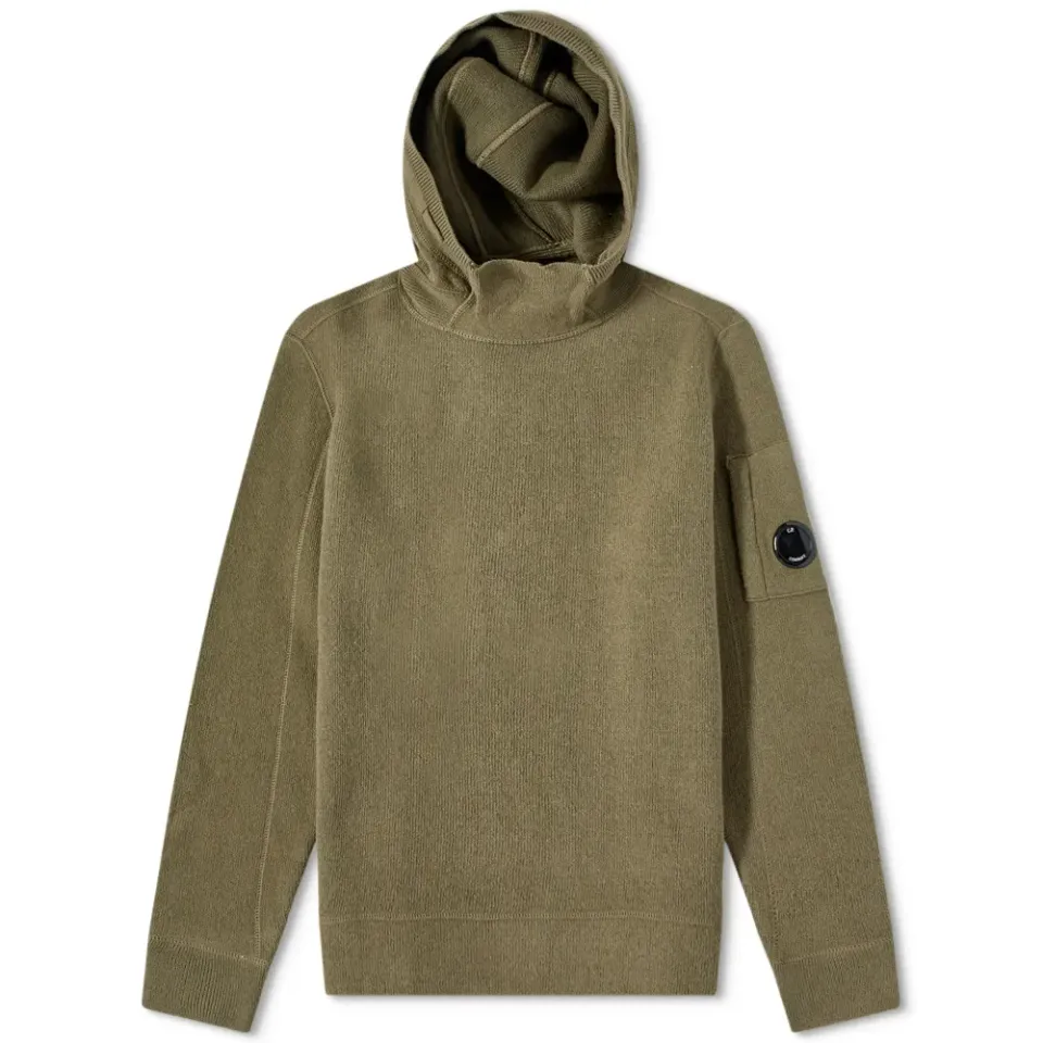 Lambswool Double Knit Hoodie
