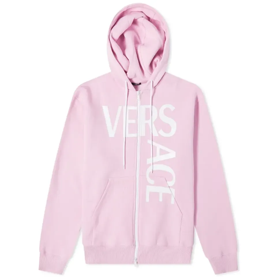 Logo Print Zip Hoody