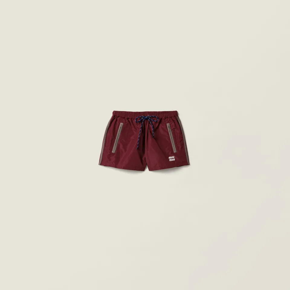 Technical fabric shorts