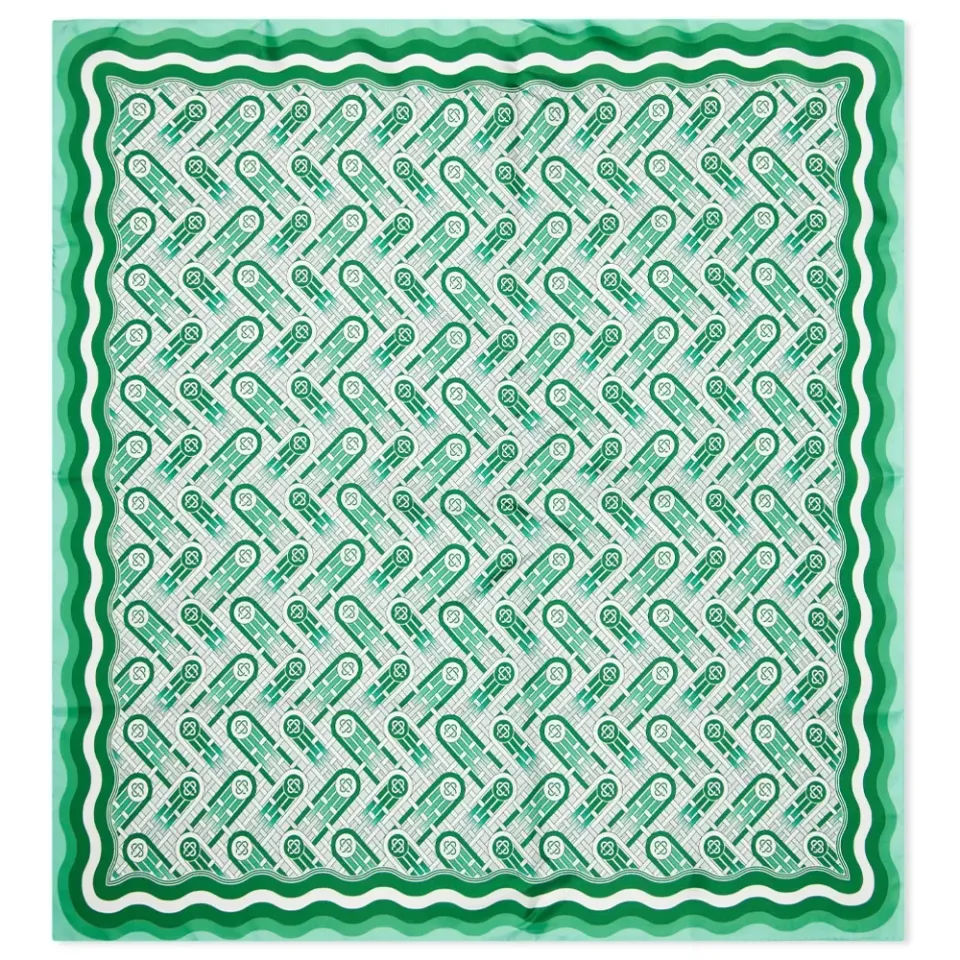 Large silk scarf