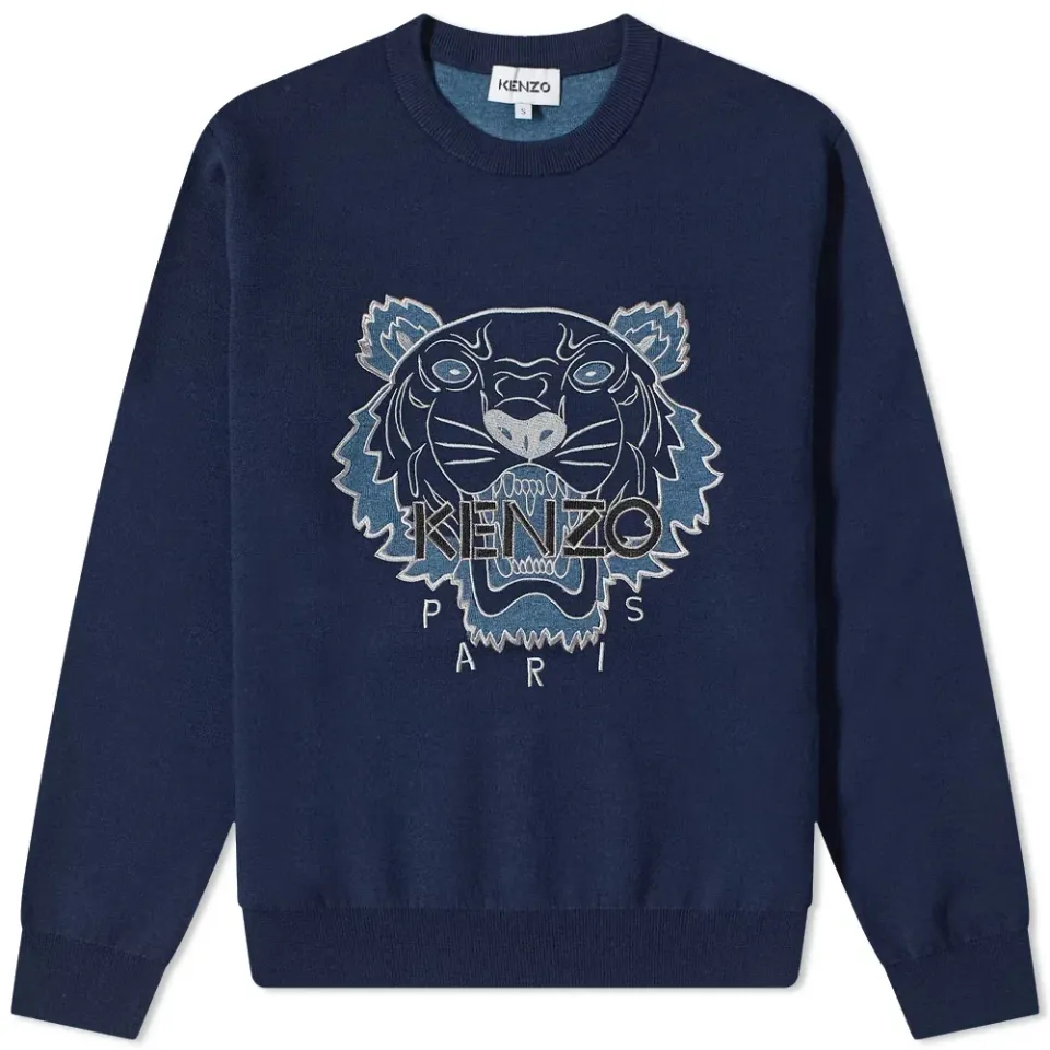 Festive Tiger Crew Knit