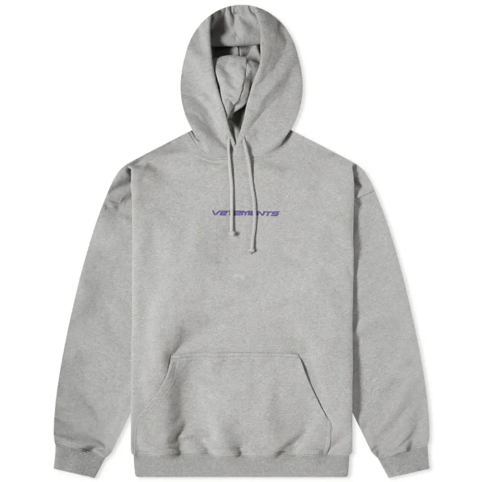 Logo Taped Oversized Hoodie