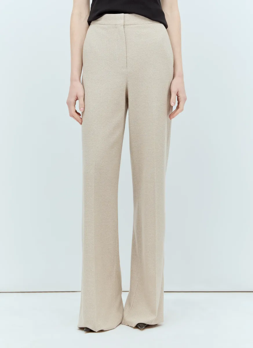 Wide Leg Tailored Pants