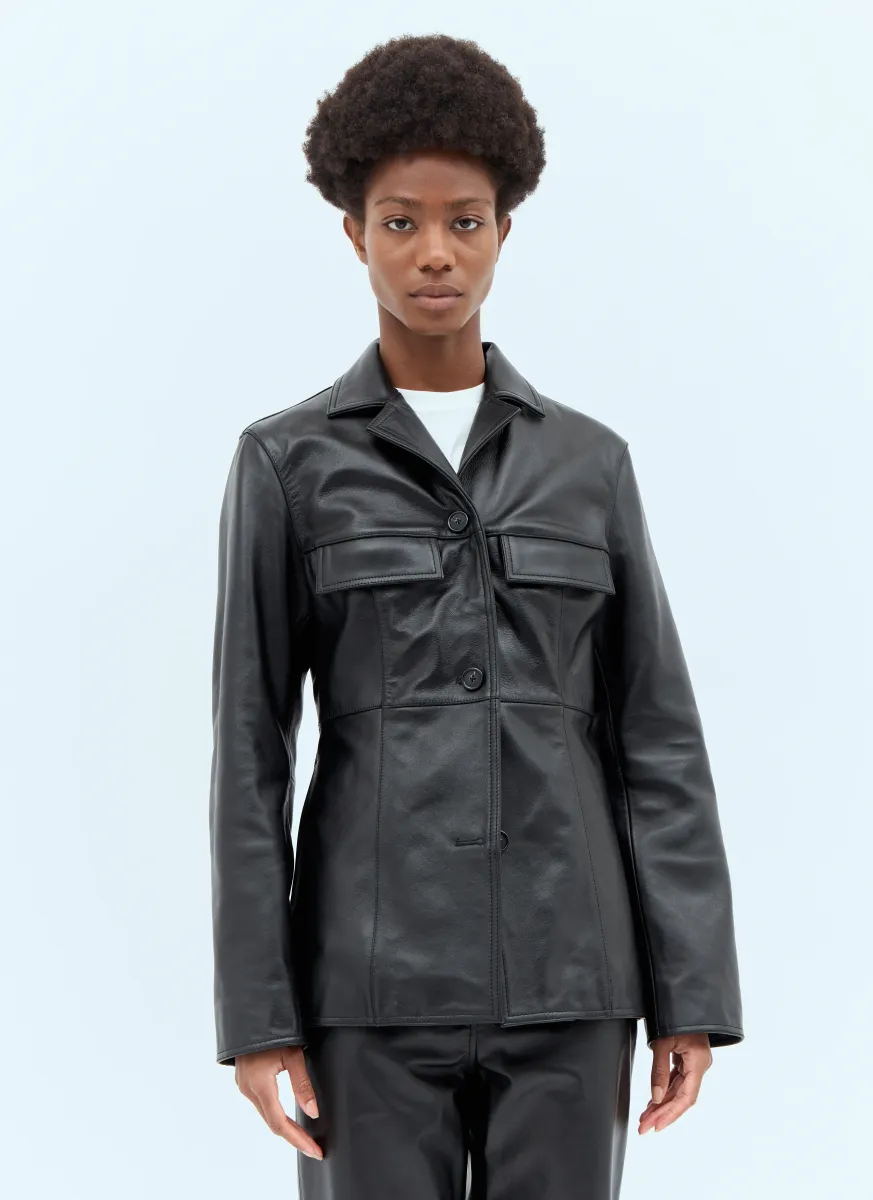 Hourglass Leather Blazer
