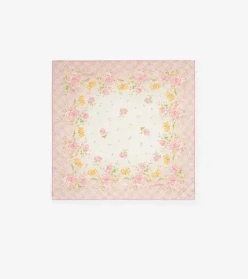 Garden Party Silk Scarf in Quartz pink