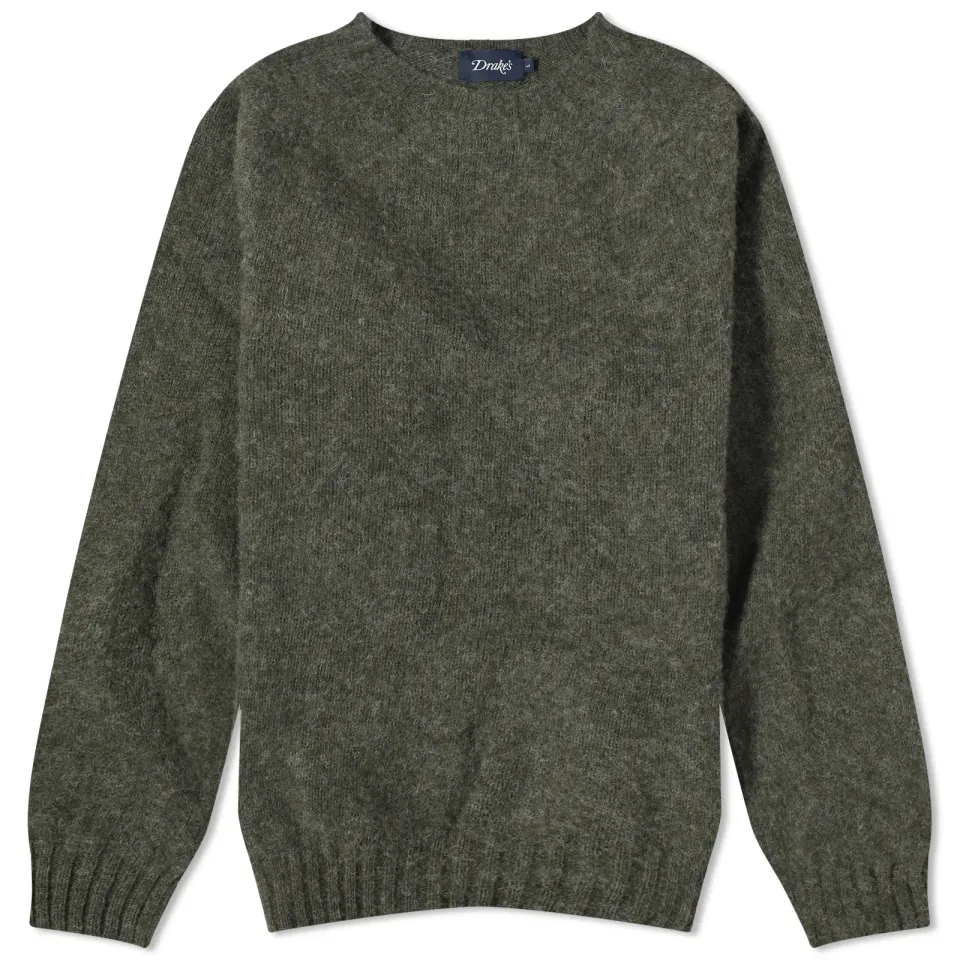 Brushed Shetland Crew Knit