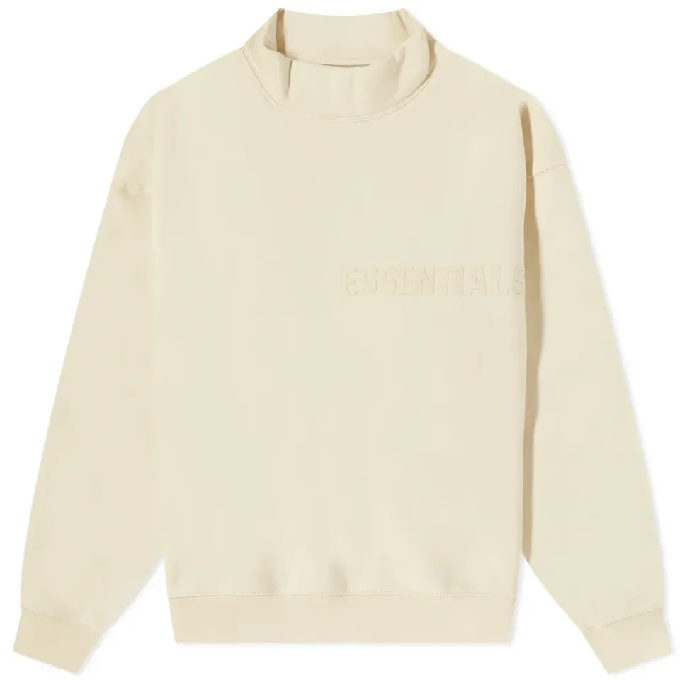 Logo Mock Neck Sweat
