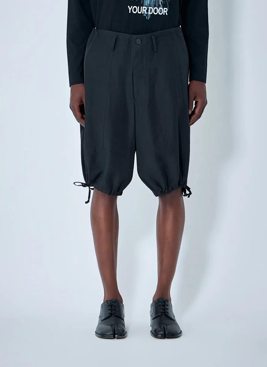 Drawstring Hem Shorts