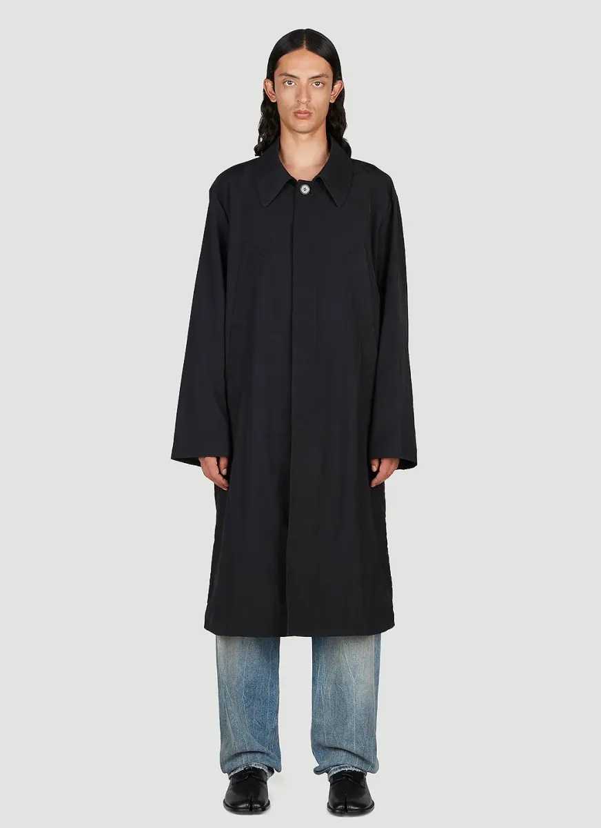 Oversized Pocket Trench Coat