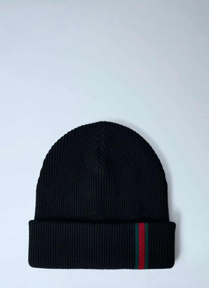 Logo Motif Beanie Hat