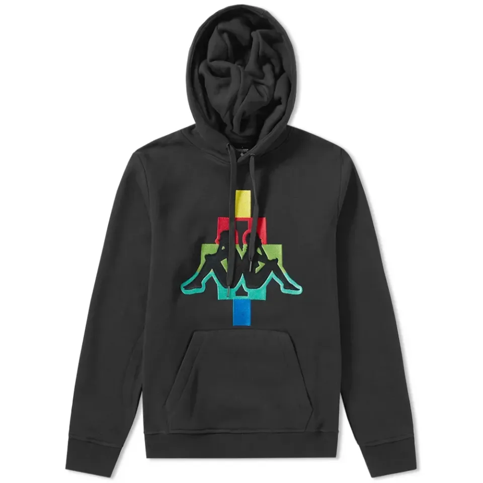 x Kappa Multicolour Taped Large Logo Hoody