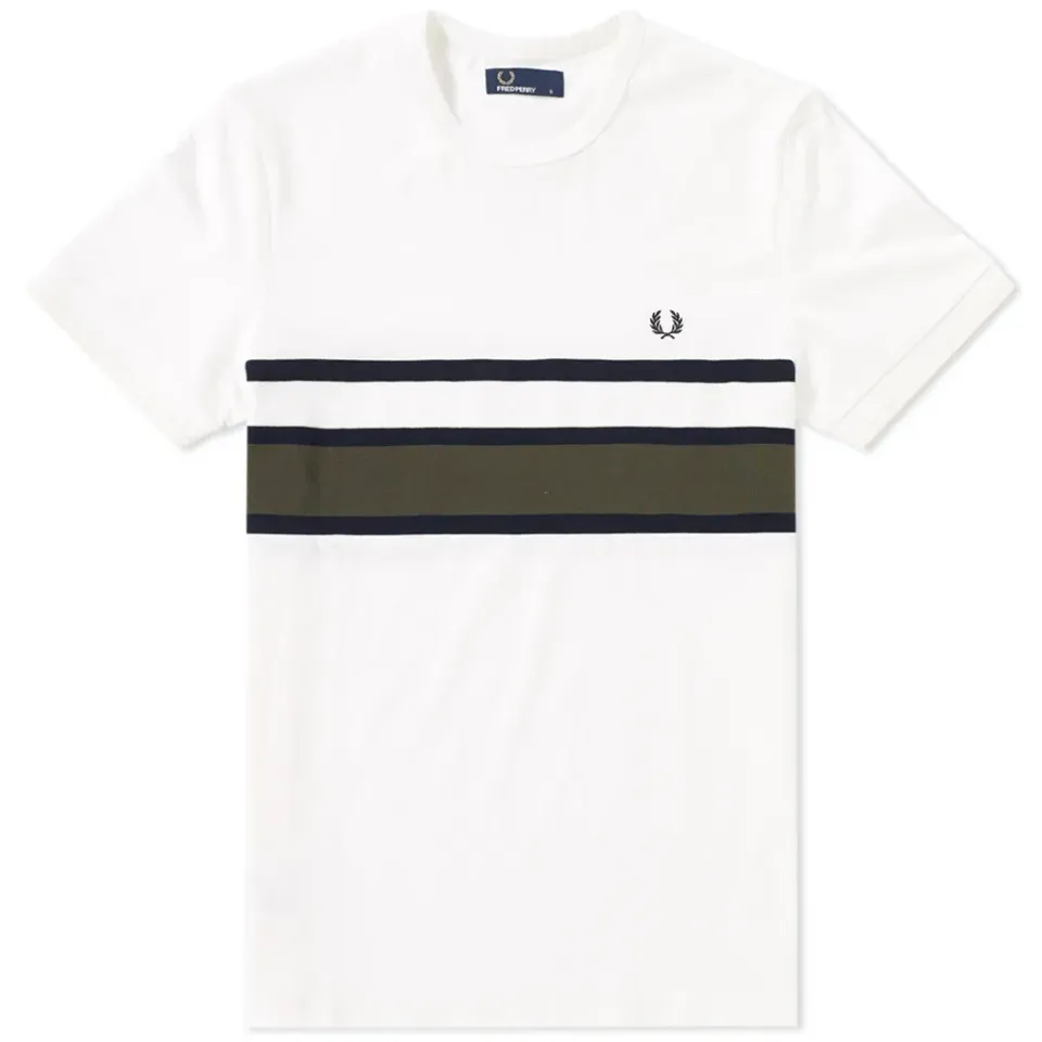 Fred Perry Bomber Stripe Insert Tee