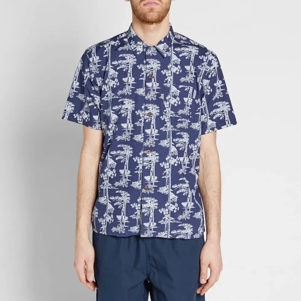 Short Sleeve Hawaiian Pine Shirt