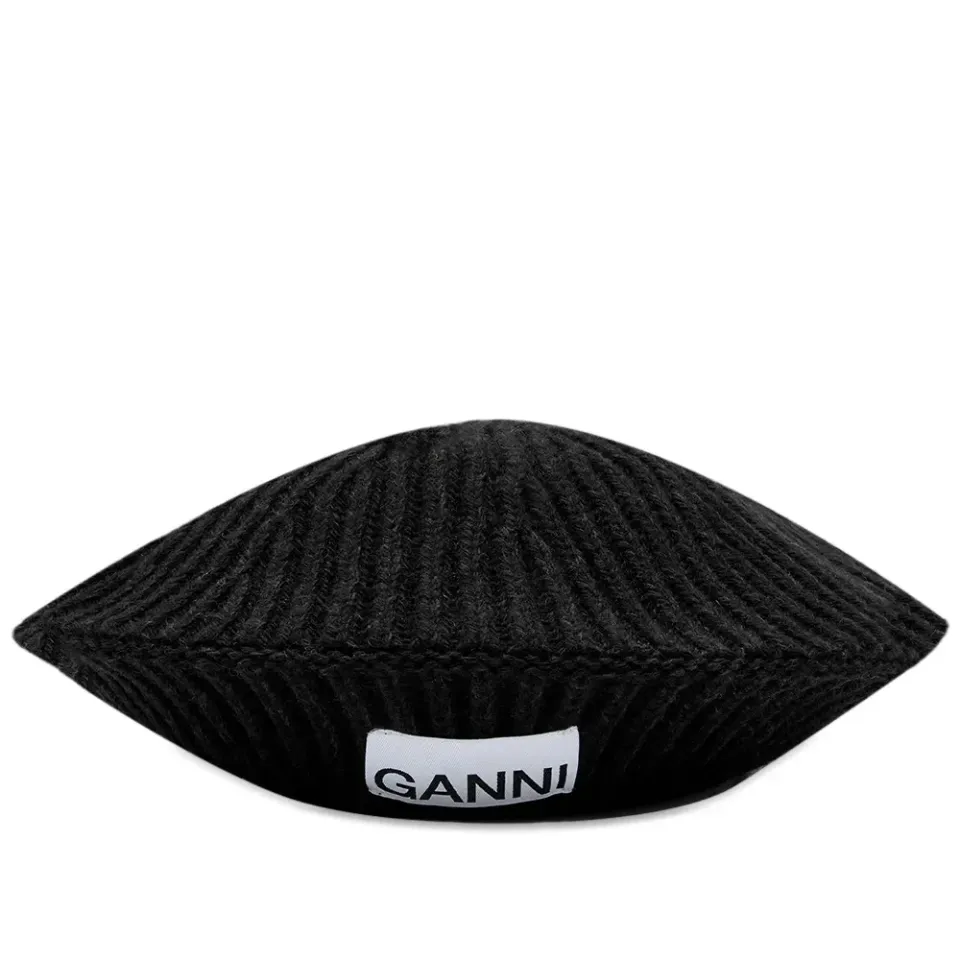 Structured Rib Logo Beanie
