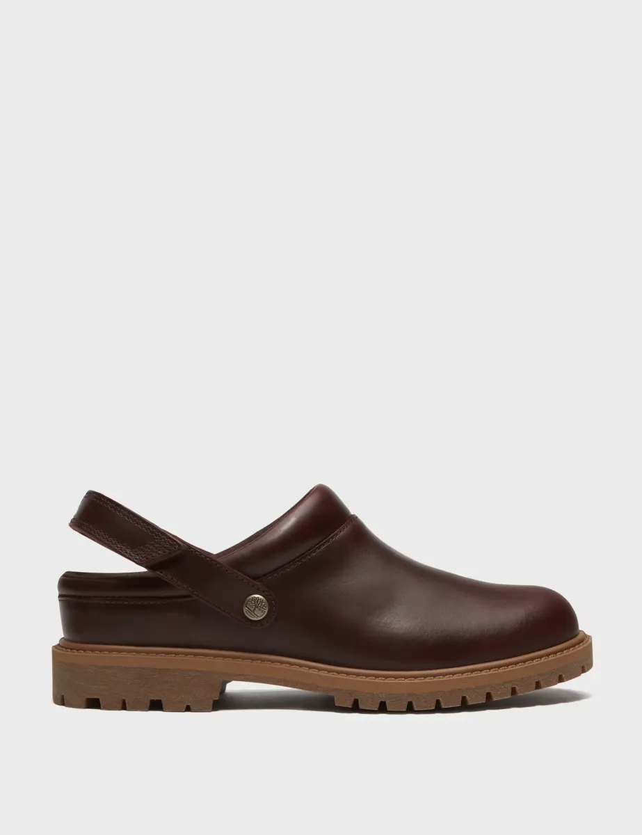 Convertible Backstrap Leather Clog Mules