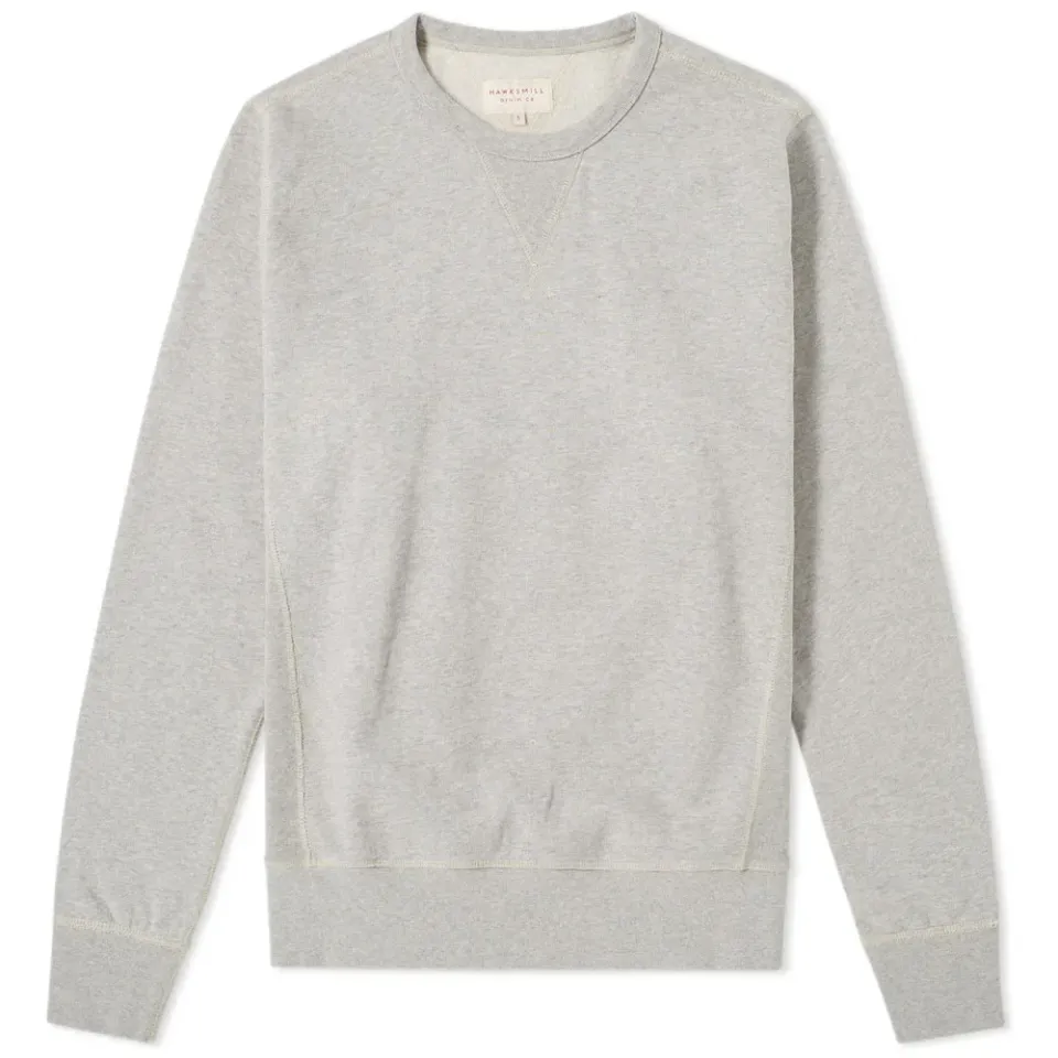 Hawksmill Denim Co. Flatlock Crew Sweat