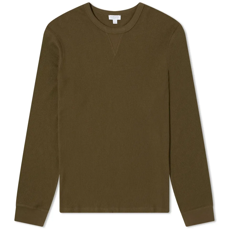Long Sleeve Waffle T-Shirt