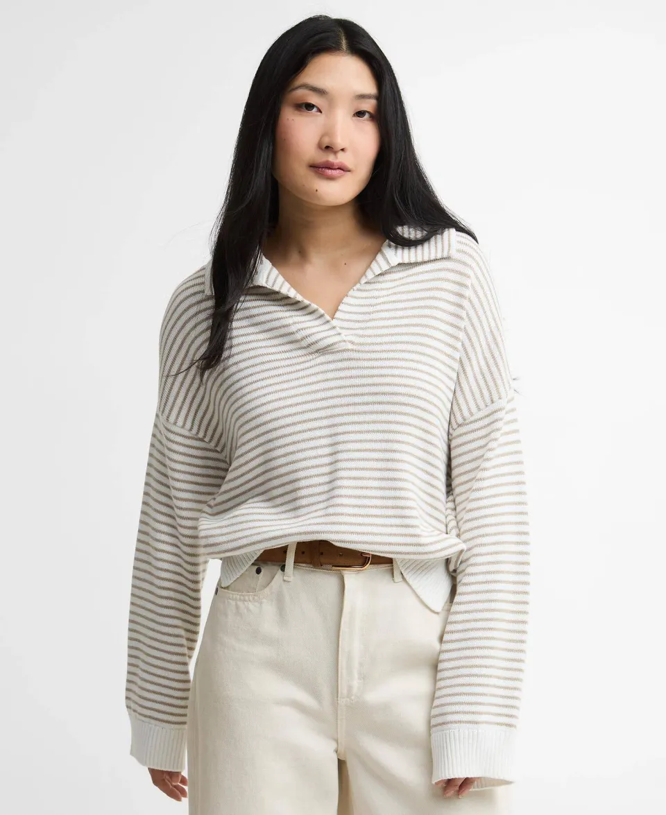 Aylesby Striped Collared Jumper