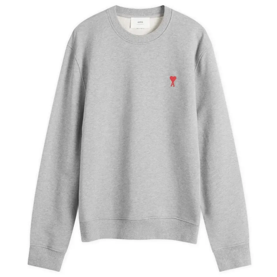 AMI Small Heart Crew Sweat