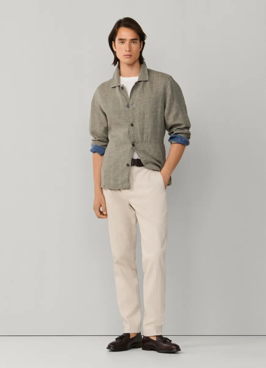 Sloane Tapered Fit Tricotine Trouser