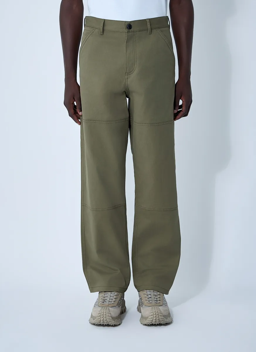 Logo Patch Pants