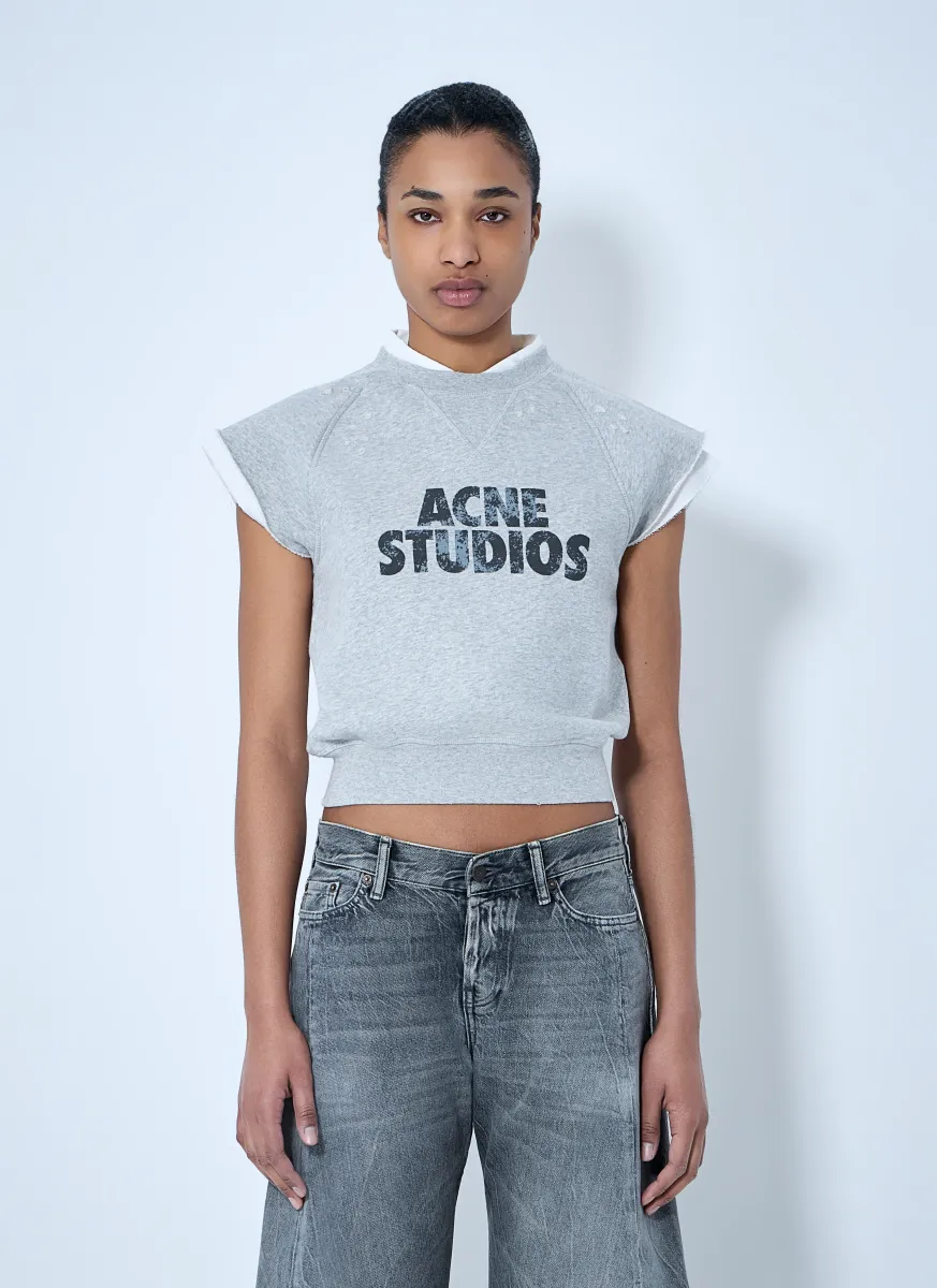 Sleeveless Logo Sweatshirt
