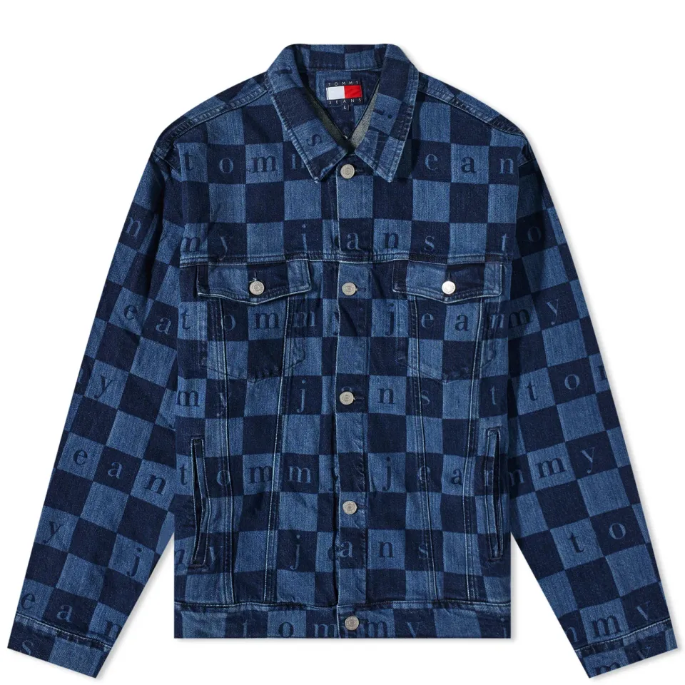Monogram Denim Trucket Jacket