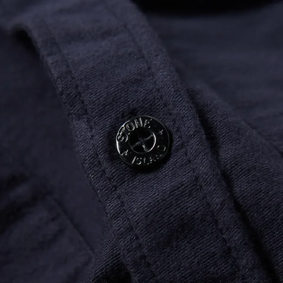 Garment Dyed Brushed Cotton Overshirt