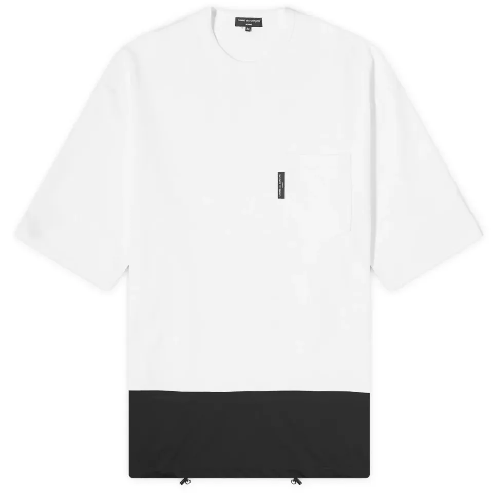 Heavyweight Panelled Drawstring Pock
