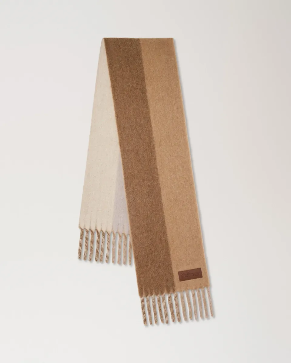 Colour Block Textured Scarf