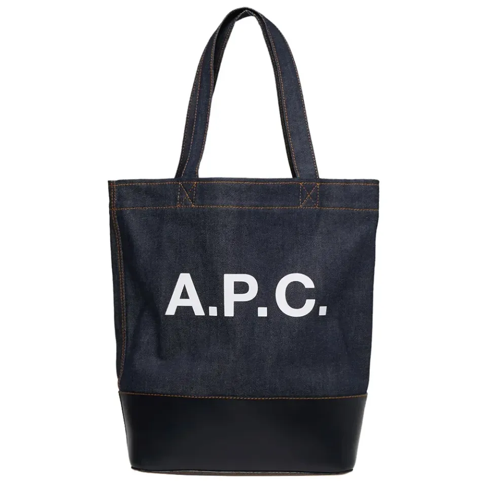 A.P.C. Axel Denim Tote Bag
