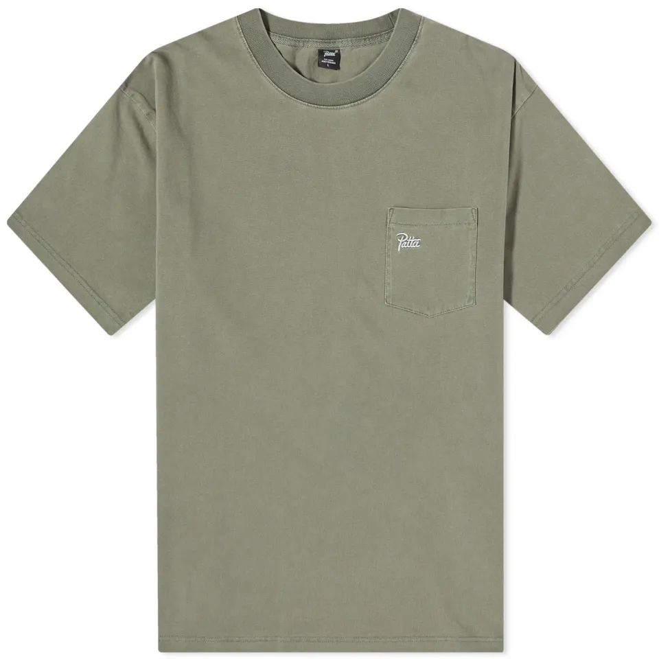Basic Washed Pocket T-Shirt