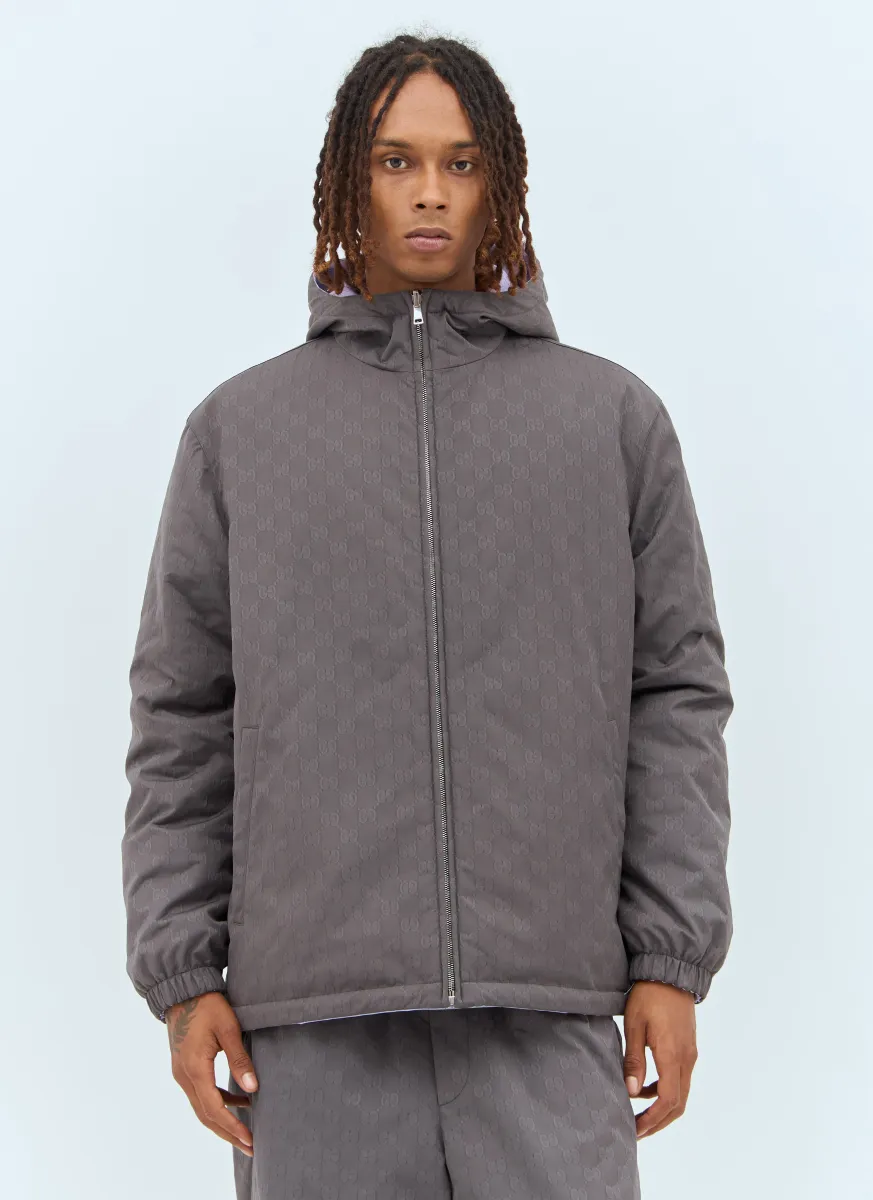 GG Reversible Nylon Jacket