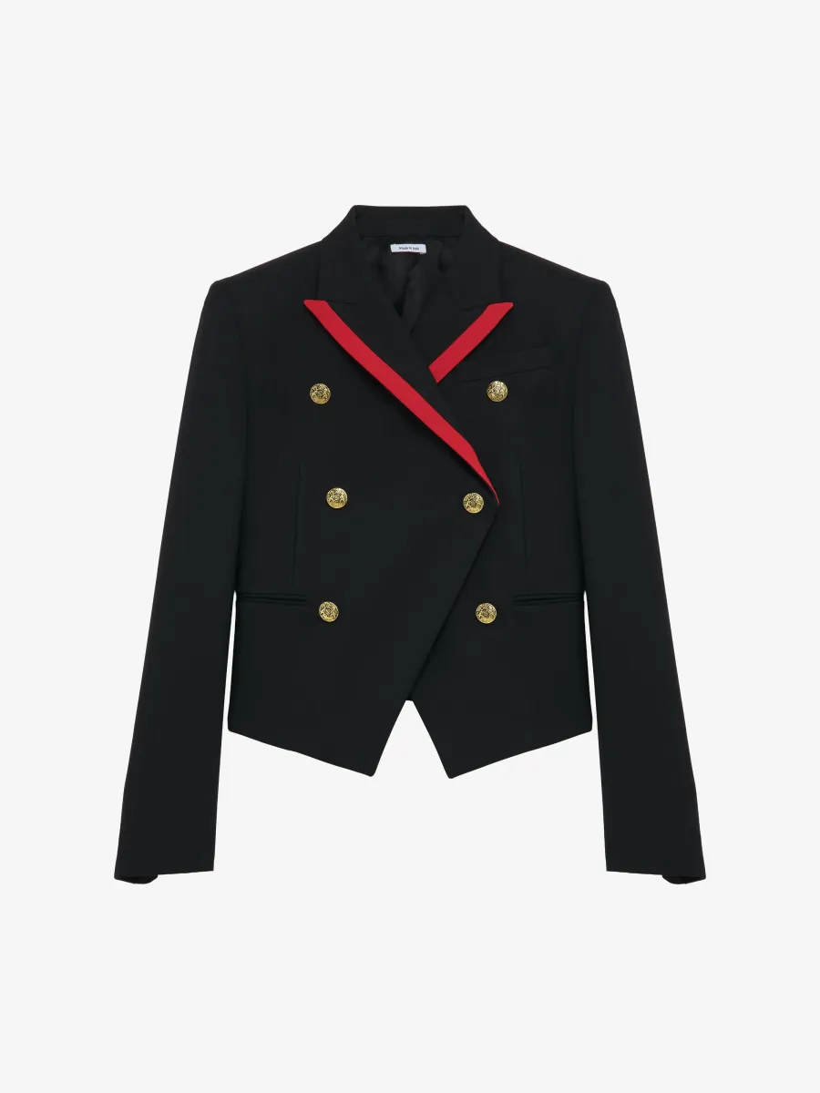 Uniform Double-breasted Jacket