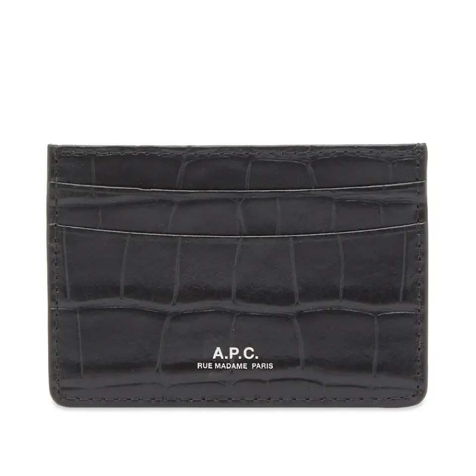 A.P.C. Andre Moc Croc Card Holder