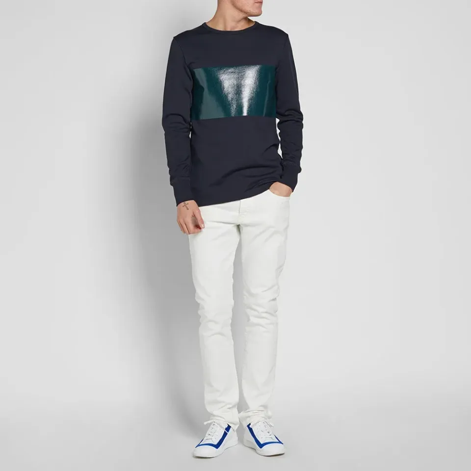 Finish Rugby Stripe Crew Sweat