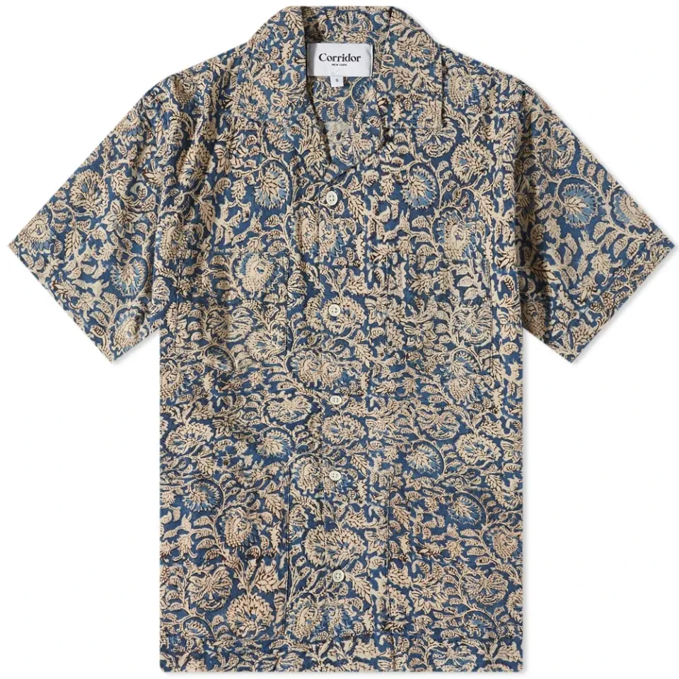 Handblock Print Vacation Shirt