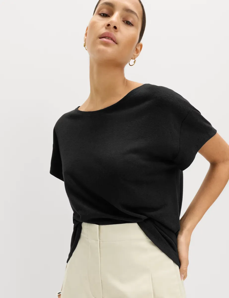 Linen Blend T-Shirt