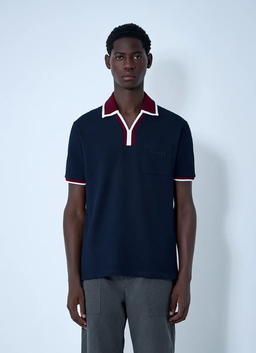 Logo Motif Polo Shirt