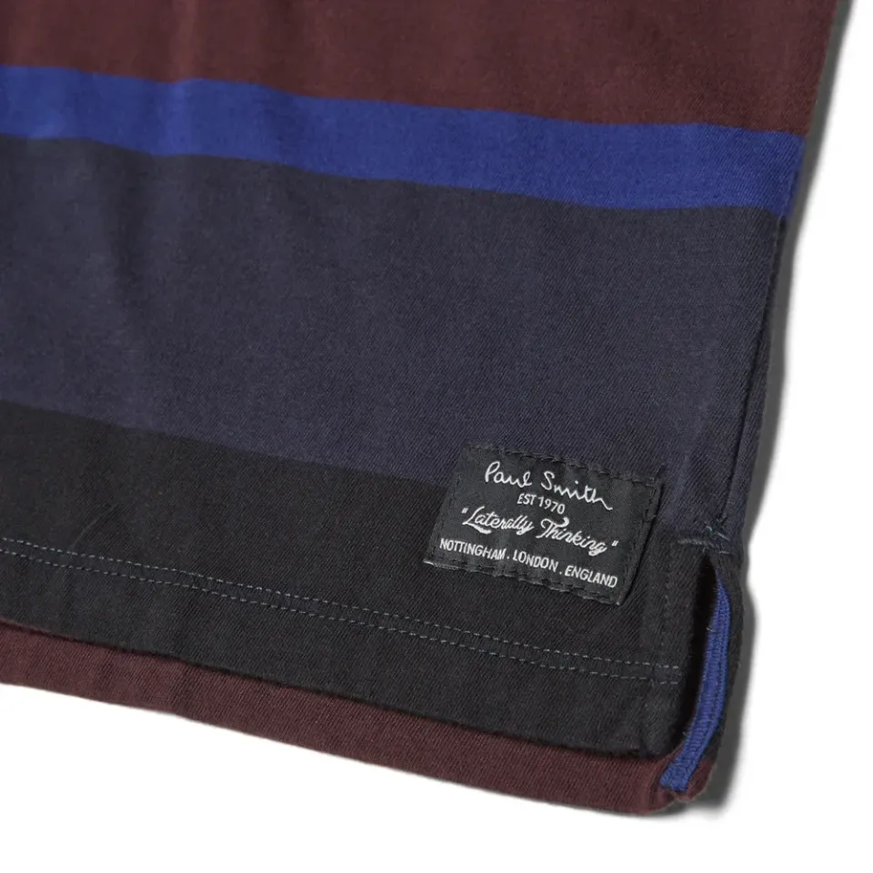 Variated Stripe Pocket Tee