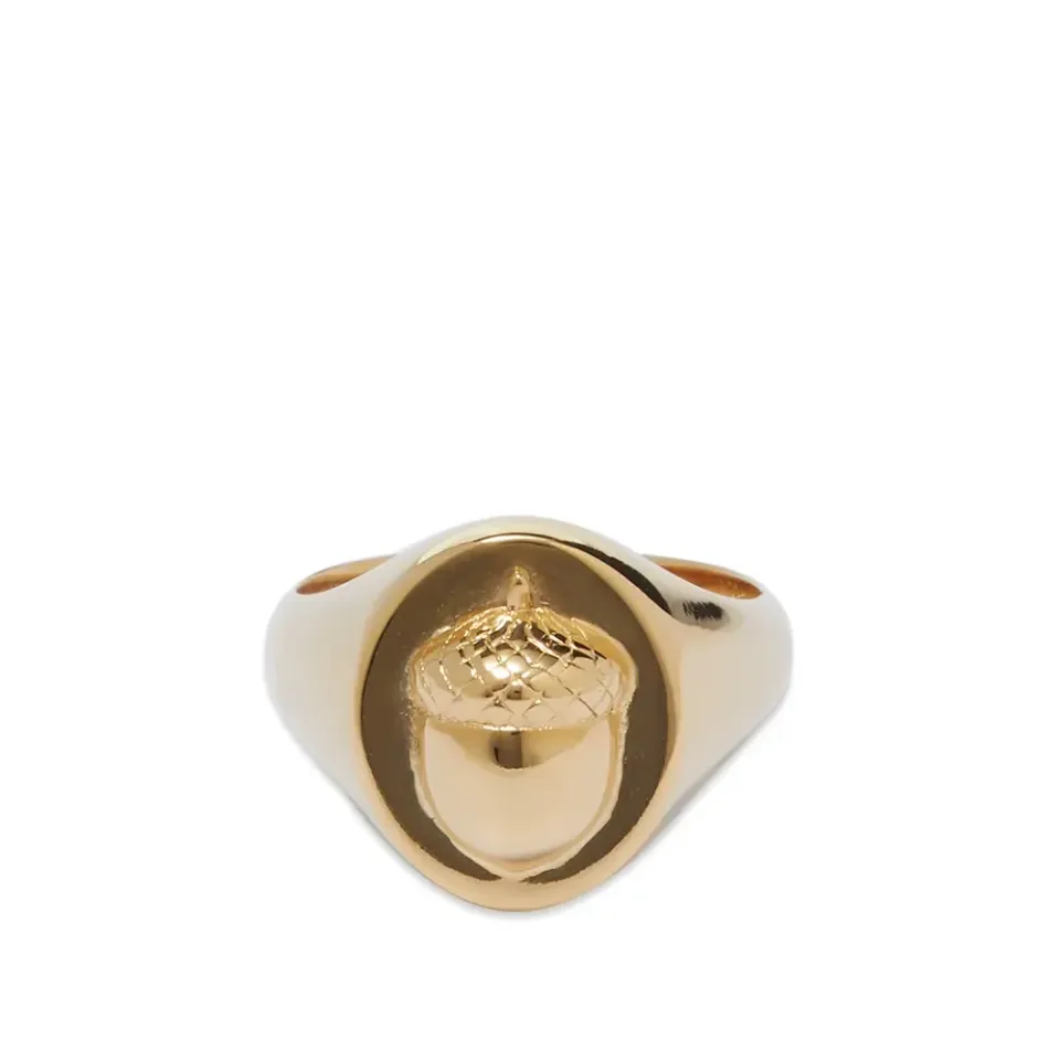 A.P.C. Acorn Signet Ring