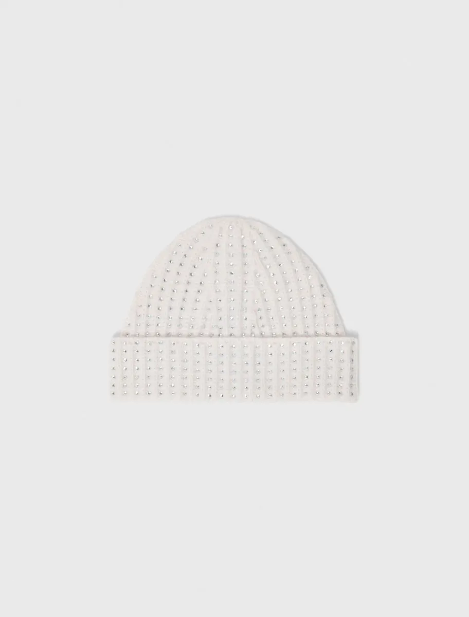 Wool and rhinestone hat