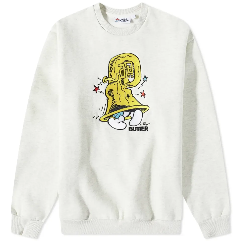 x The Smurfs Harmony Crew Sweat